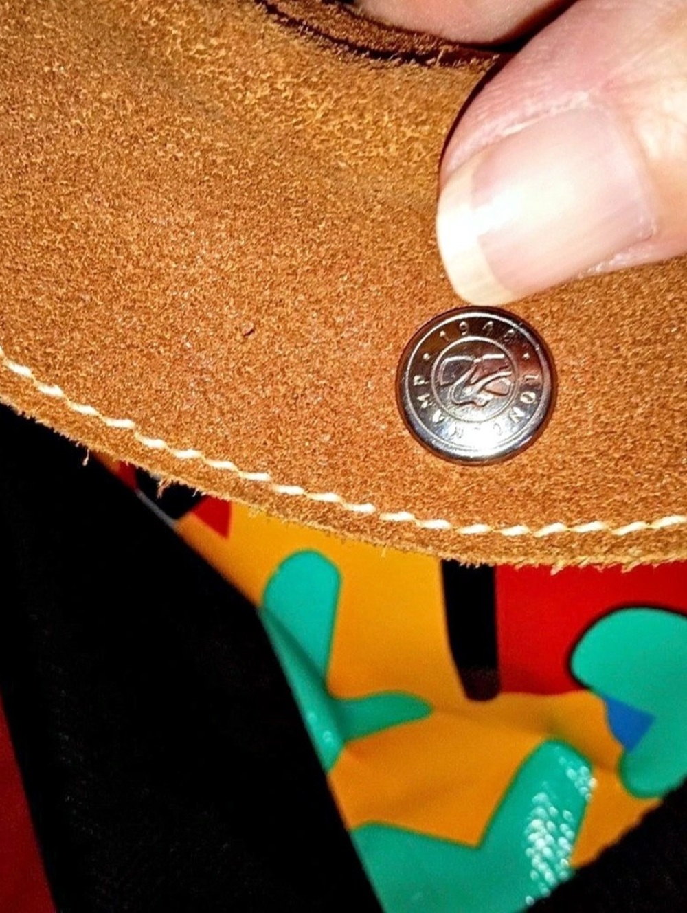 Longchamp x André Le Pliage Travel Bag Red & Black Limited Edition - Picture 3 of 13